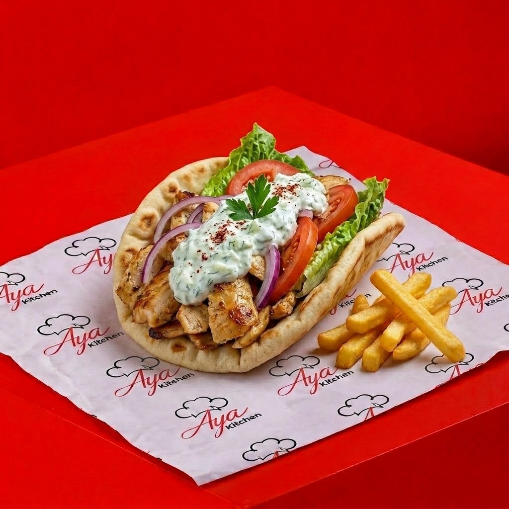 Chicken Gyro on Pita
